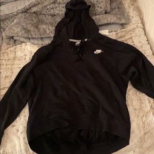 Nike criss cross hoodie